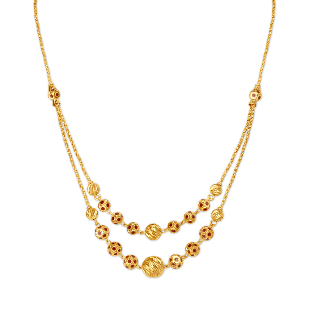 Buy Layered Twisted Chain Necklace Pack of 3 Online - Accessorize India