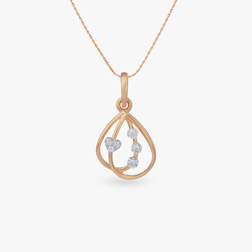 Love Trail Diamond Pendant,,hi-res image number null
