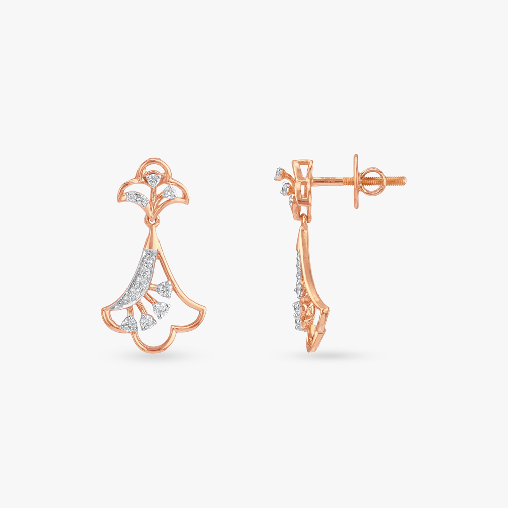 Belle Art Diamond Drop Earrings,,hi-res image number null