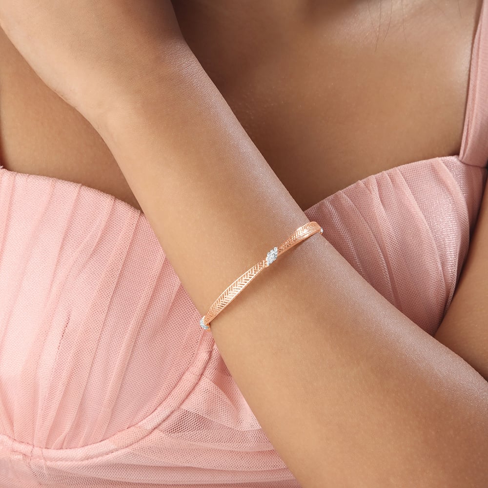 Intricate Spark Diamond Bangle,,hi-res image number null