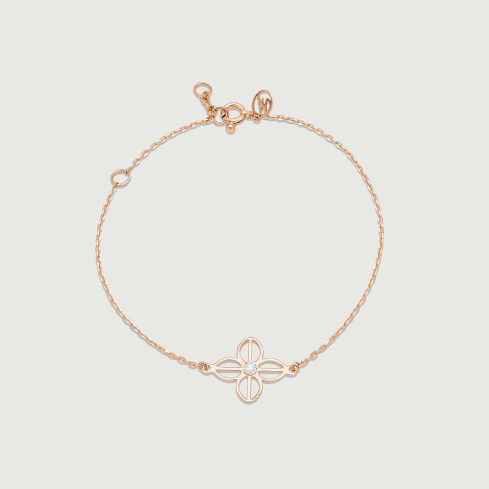 Classy Bloom Diamond Bracelet,,hi-res image number null