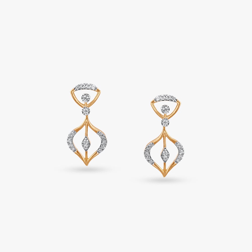 Lustrous Wave Diamond Necklace Set,,hi-res image number null