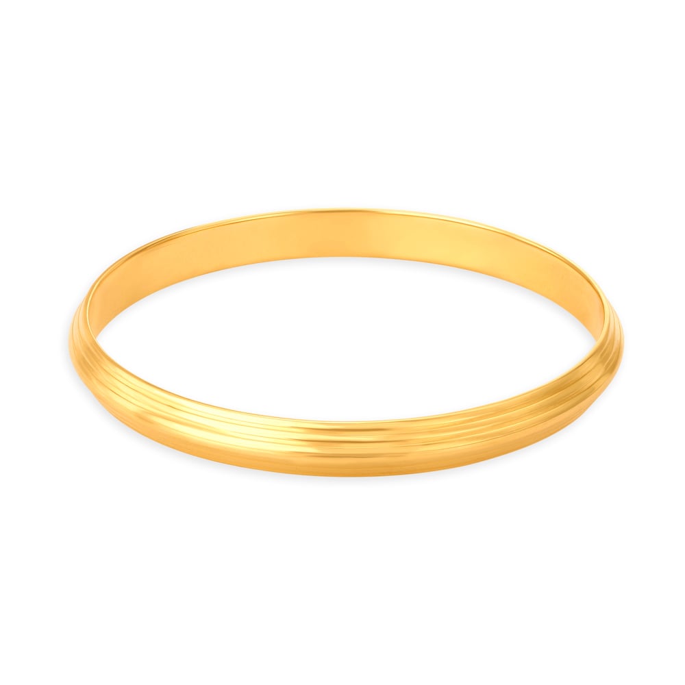 

Timeless Groove Gold Kada for Men