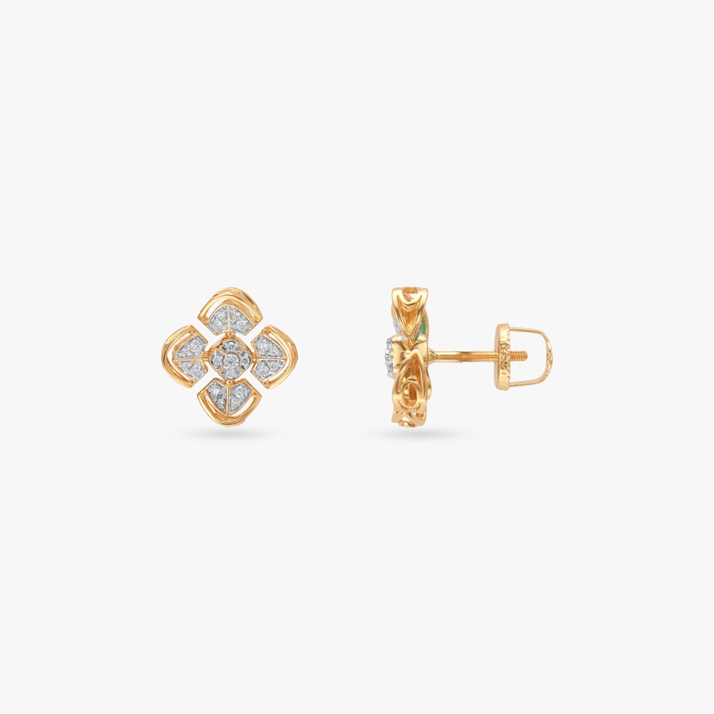 Versatile Chic Diamond Stud Earrings,,hi-res image number null