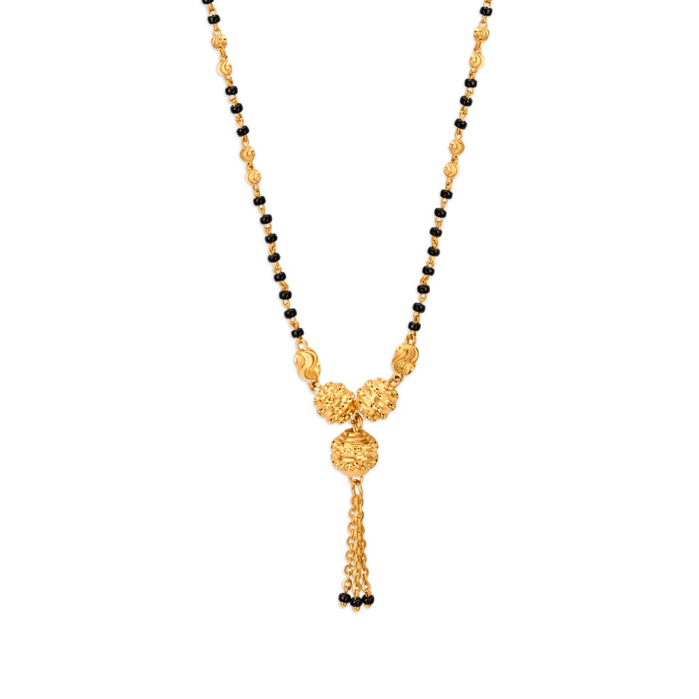 Alluring Petite Gold Mangalsutra,,hi-res image number null