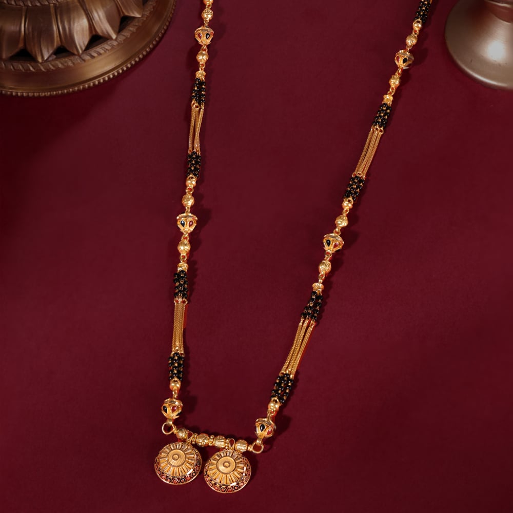 Classic Double Vati Mangalsutra,,hi-res image number null
