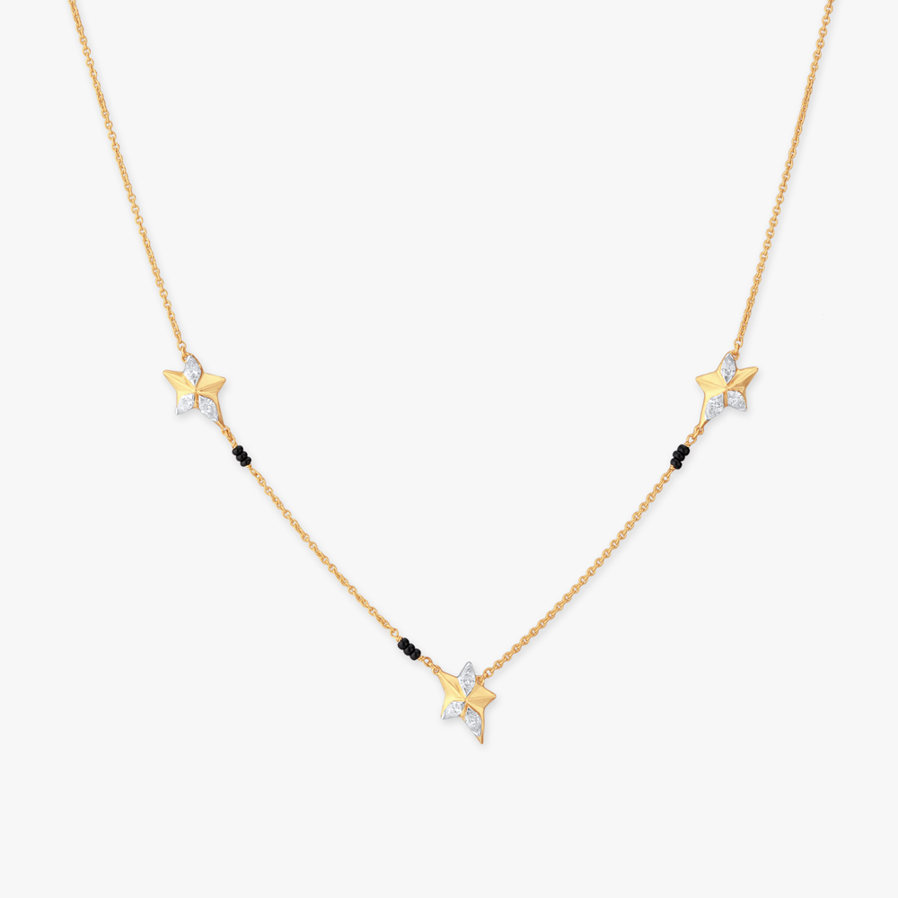 Starlight Grace Diamond Mangalsutra,,hi-res image number null