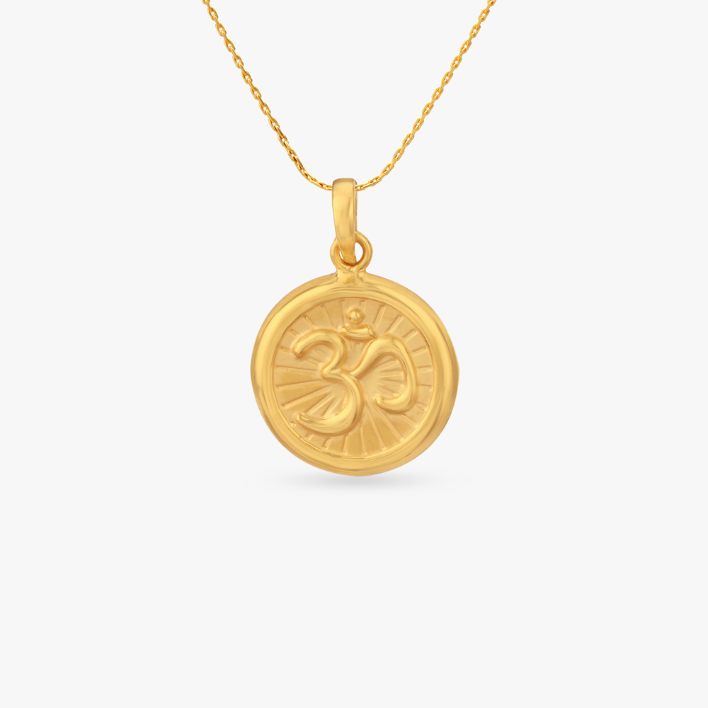 

Eternal Om Gold Pendant
