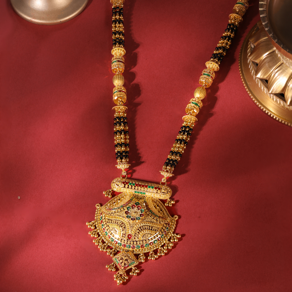 Resplendent Filigree Mangalsutra,,hi-res image number null