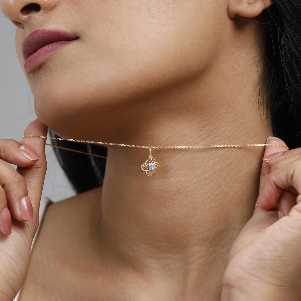 Twirling Grace Diamond Pendant,,hi-res image number null