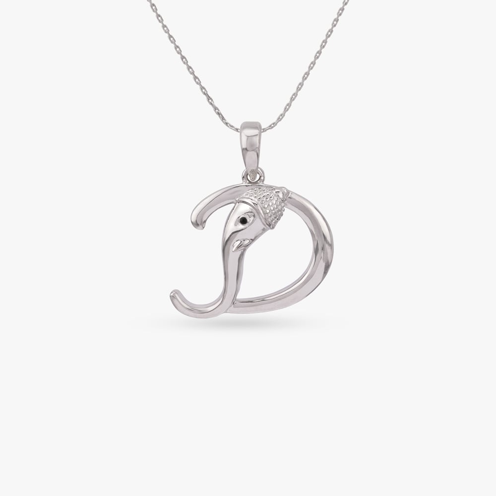 

Divine Ganesh Silver Pendant