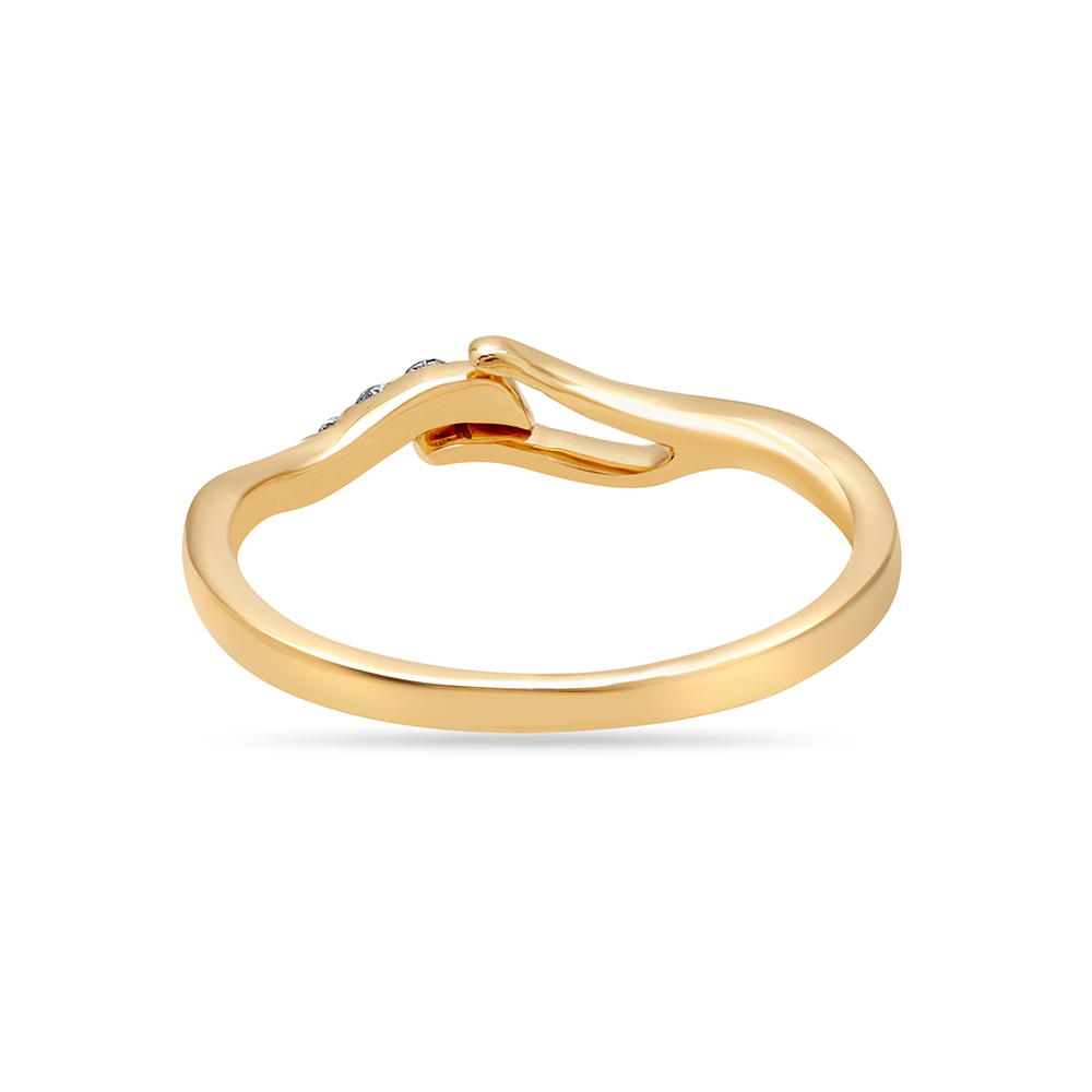 14KT Yellow Gold Glinting Twigs Diamond Ring,,hi-res image number null