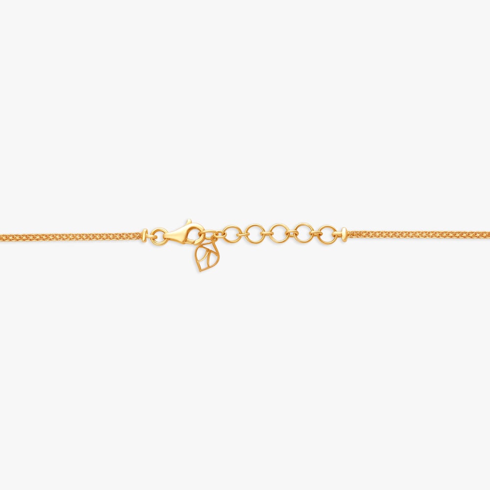 Graceful Floral Diamond Necklace,,hi-res image number null
