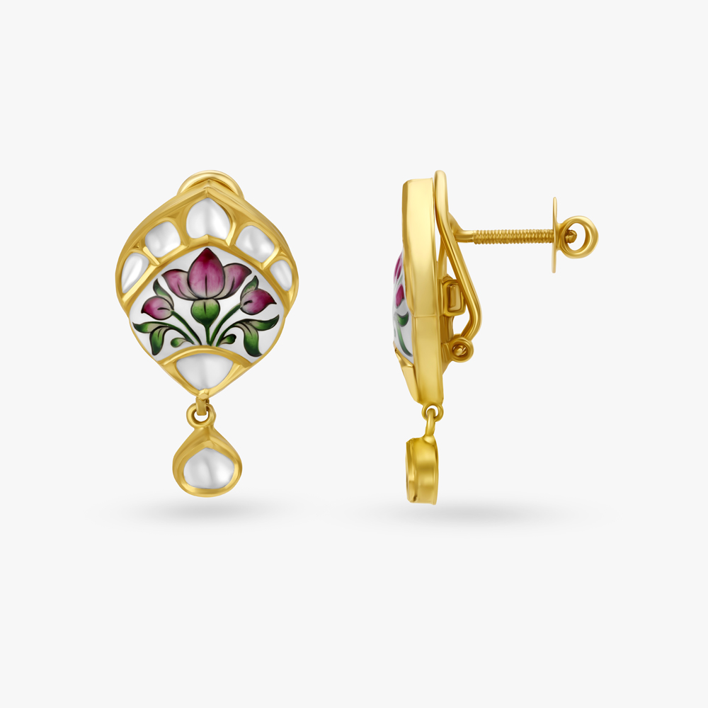 Utpal Polki Drop Earrings,,hi-res image number null