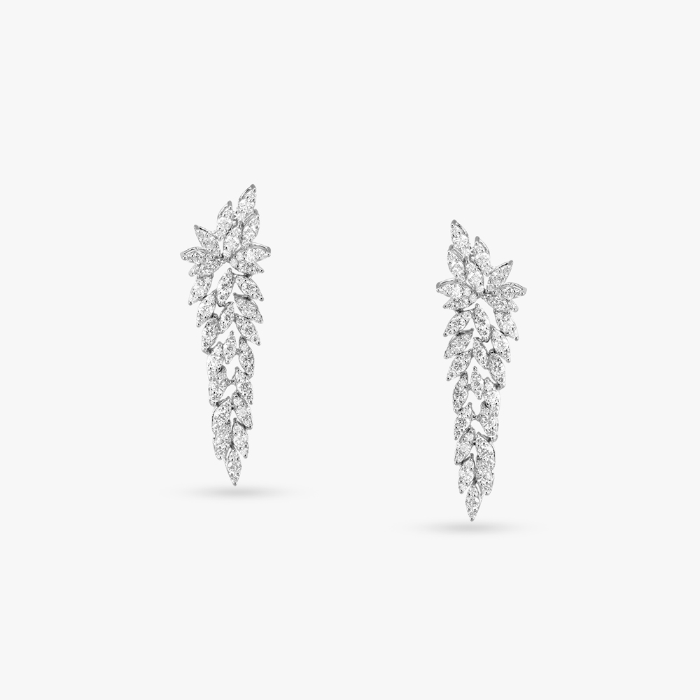 Lustrous Vine Diamond Necklace Set,,hi-res image number null