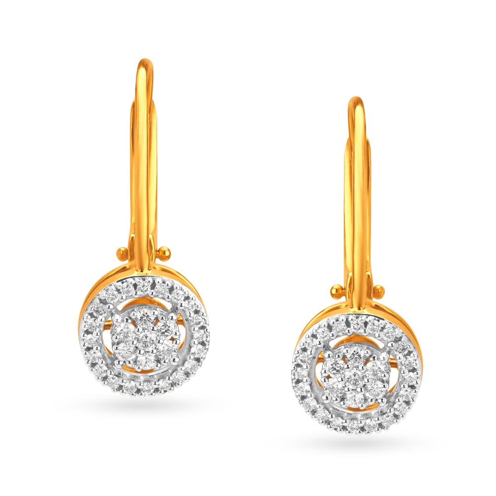Tanishq diamond hanging earrings deals