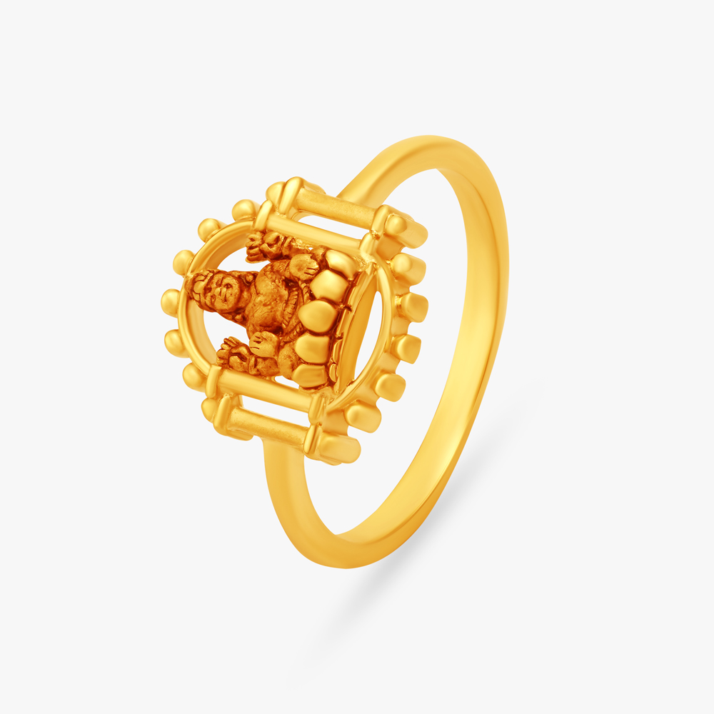 Divine Gold Finger Ring,,hi-res image number null