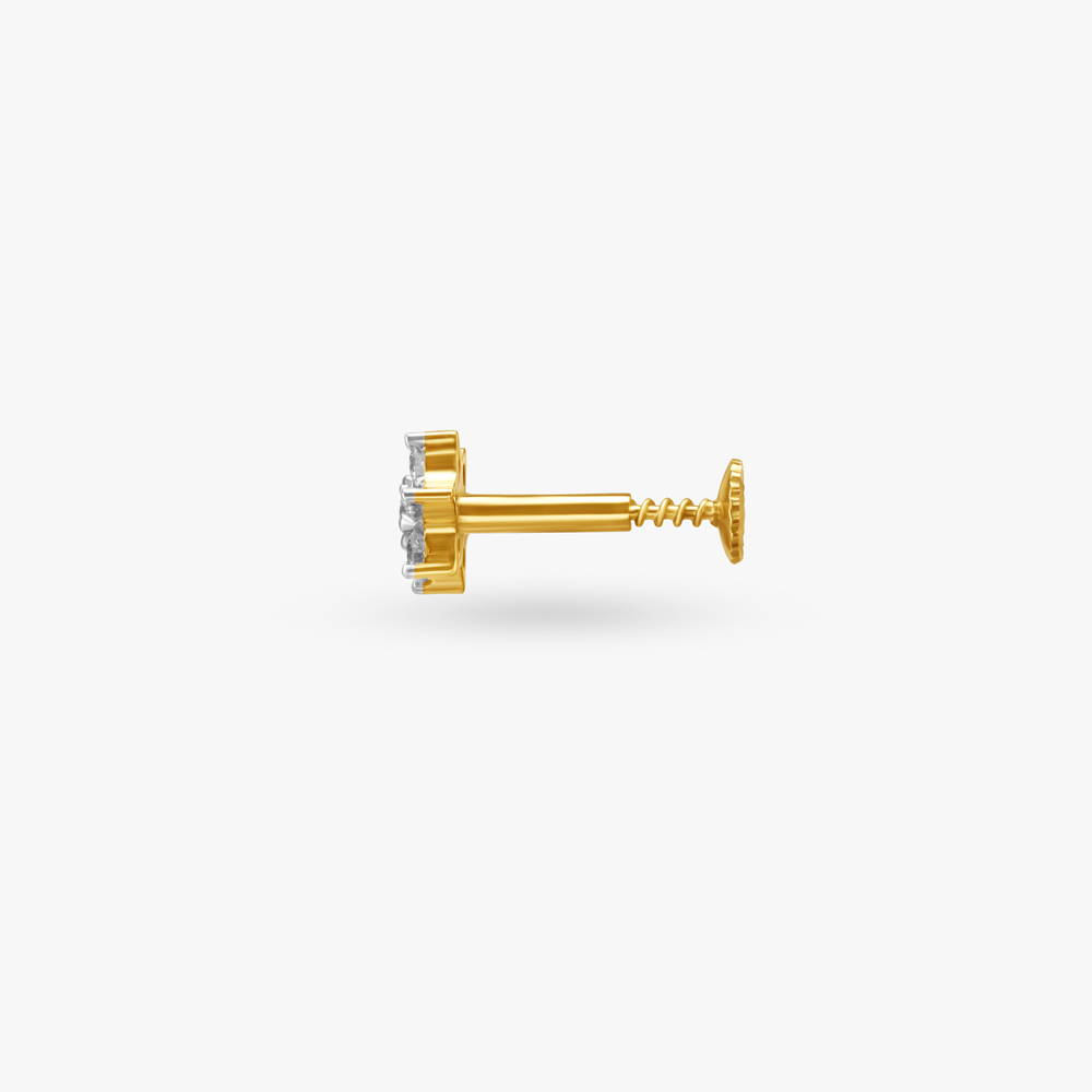 Dainty Sparkling Nose Pin,,hi-res image number null