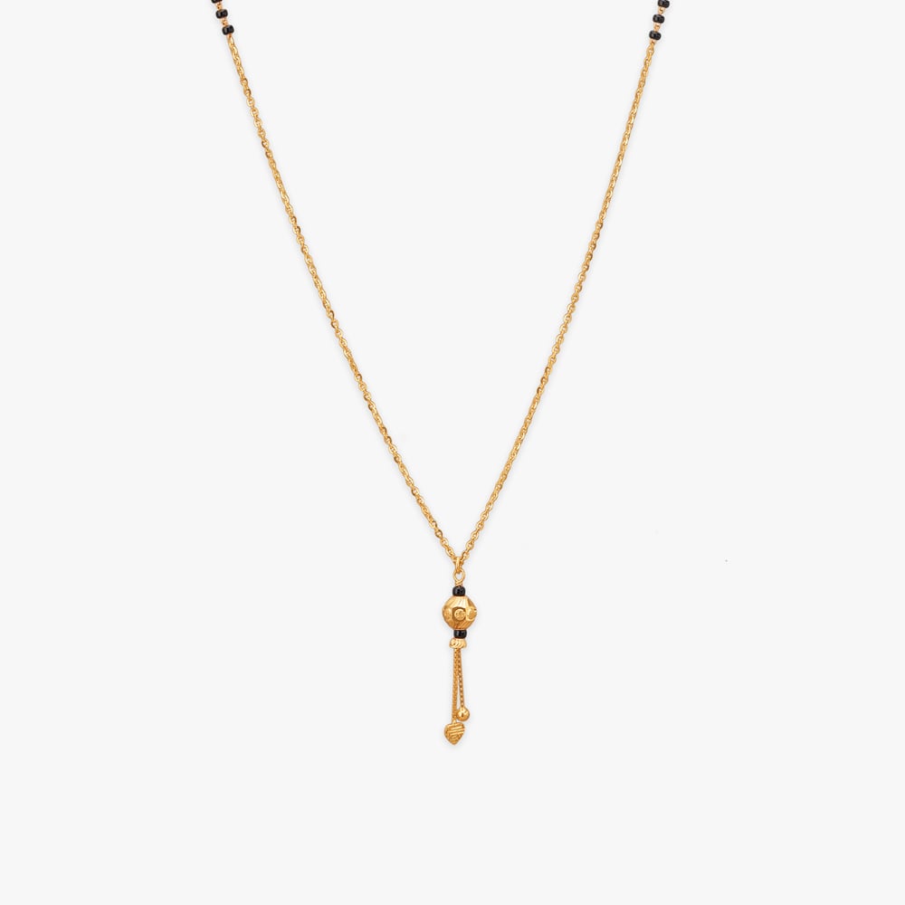 Orbit Tassel Gold Mangalsutra,,hi-res image number null