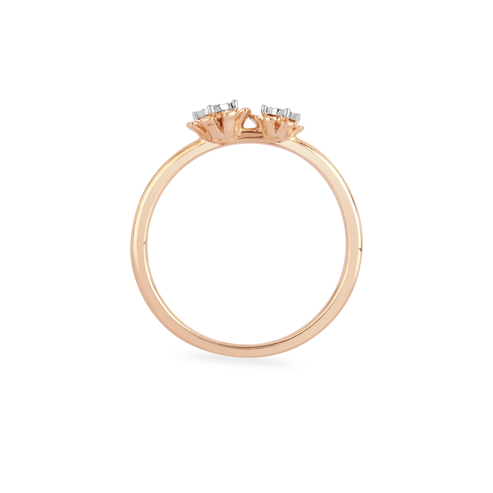 14KT White-Rose Gold Margarita Finger Ring,,hi-res image number null