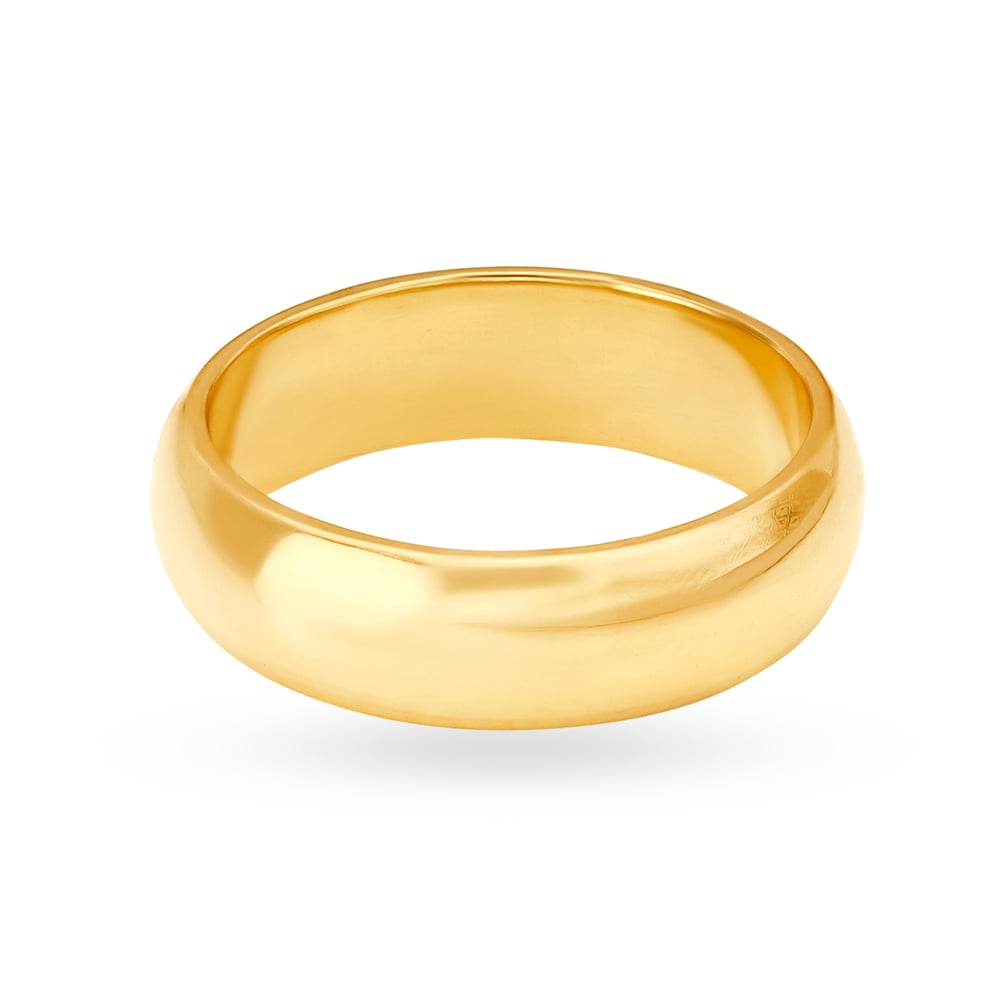 Lustrous 22 Karat Yellow Gold Ring Band,,hi-res image number null
