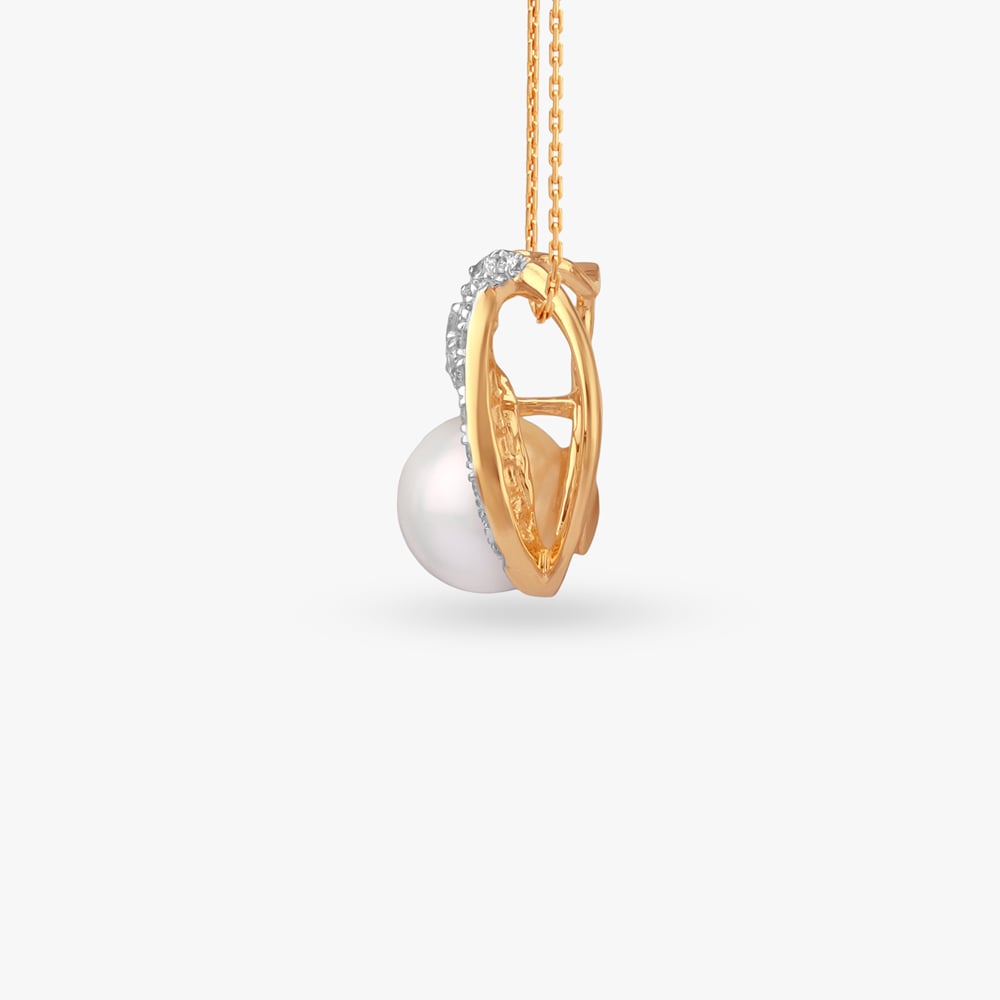 Ivory Melody Diamond Pendant and Earrings Set,,hi-res image number null