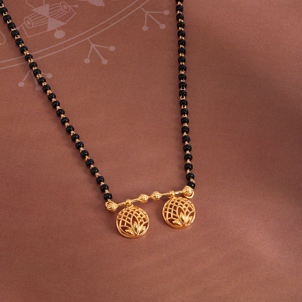 Timeless Grace 22 Kt Gold Vati Mangalsutra,,hi-res image number null