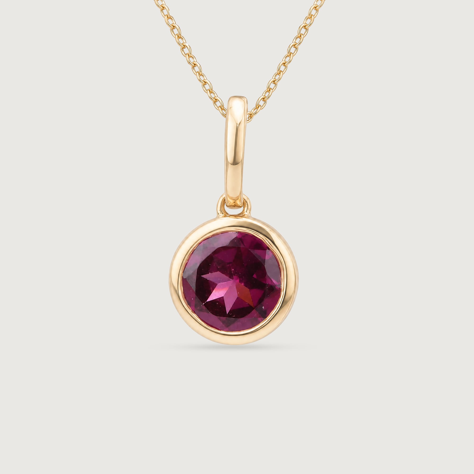 Crimson Aura Garnet Pendant,,hi-res image number null