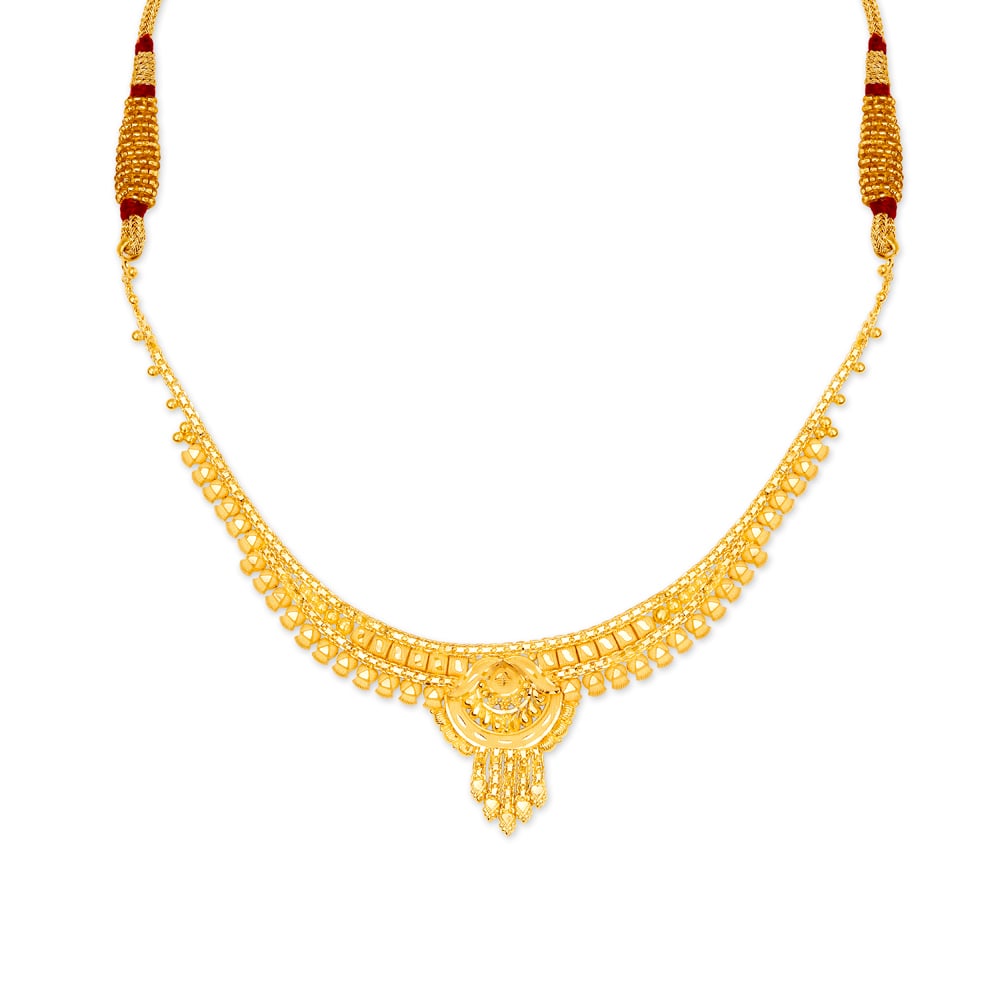 Royal Charm Gold Necklace Set,,hi-res image number null