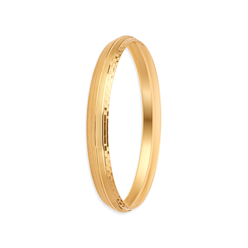 Splendid Gold Kada for Men