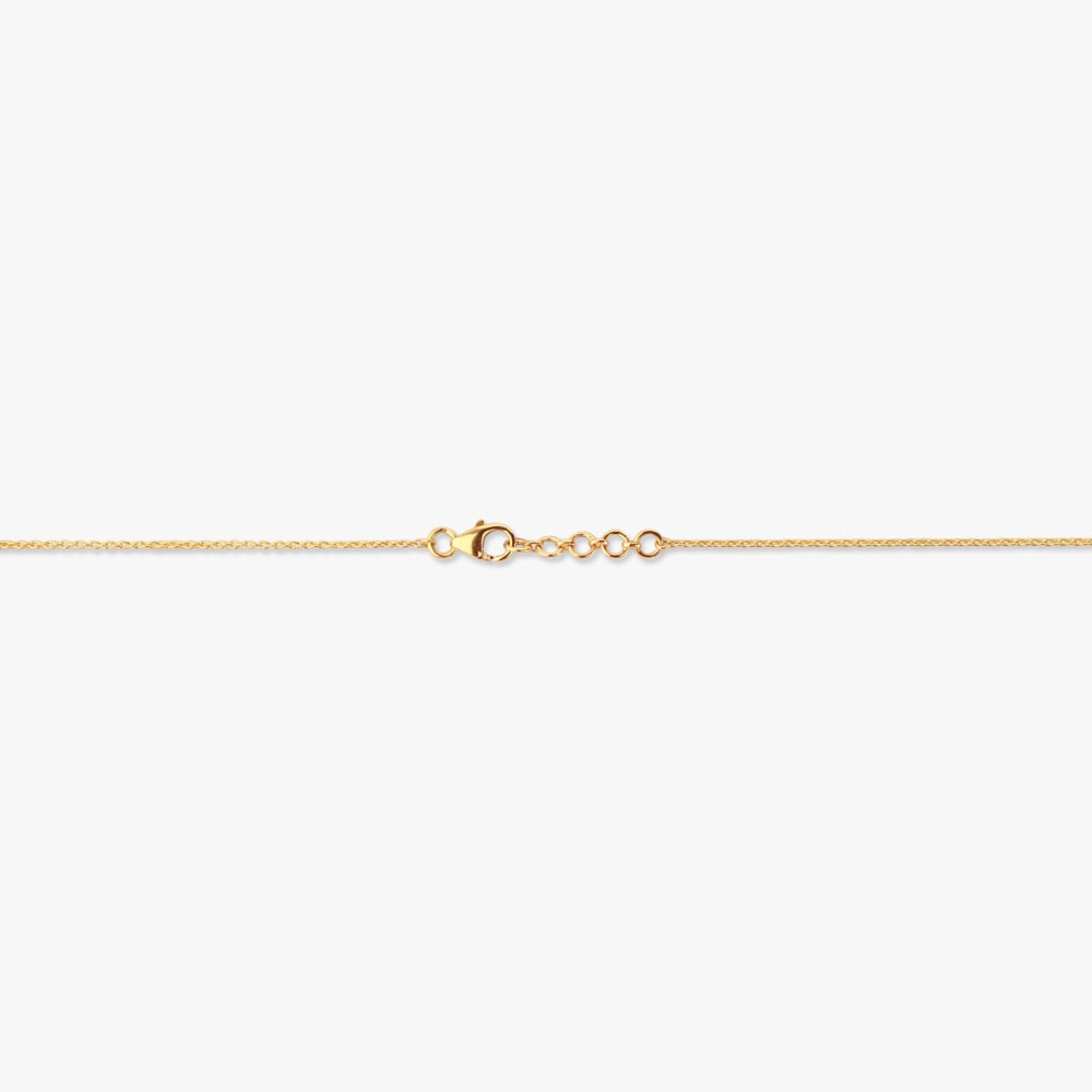 Spiral Bloom Gold Necklace,,hi-res image number null
