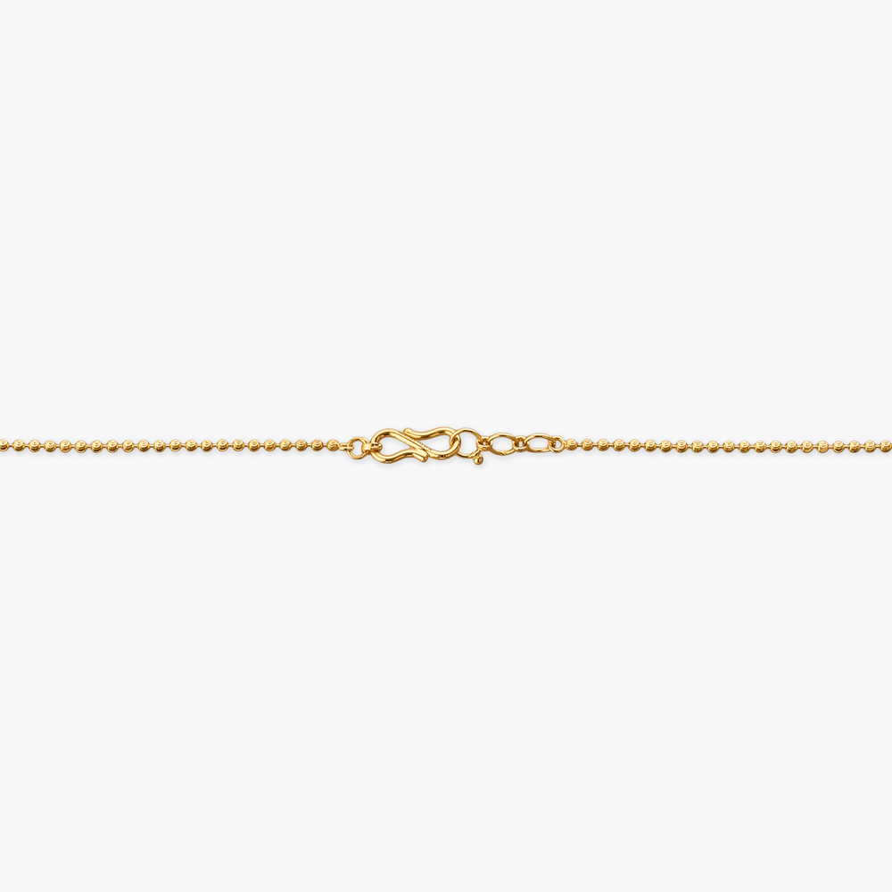 Beadline Trail Gold Pendant with Chain,,hi-res image number null