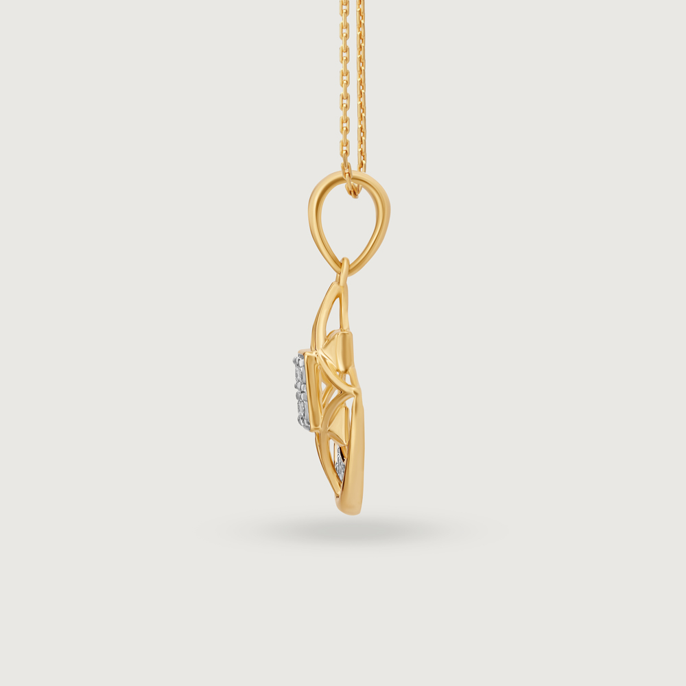 Heavenly Balance 14KT Diamond Pendant,,hi-res image number null