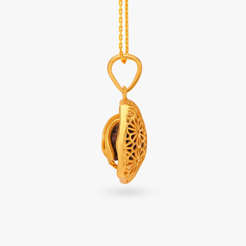 Trident Rudraksh Pendant,,hi-res image number null