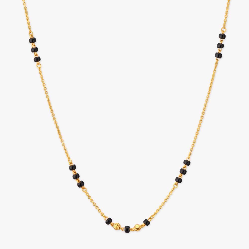 Grace Bead Gold Mangalsutra Chain,,hi-res image number null