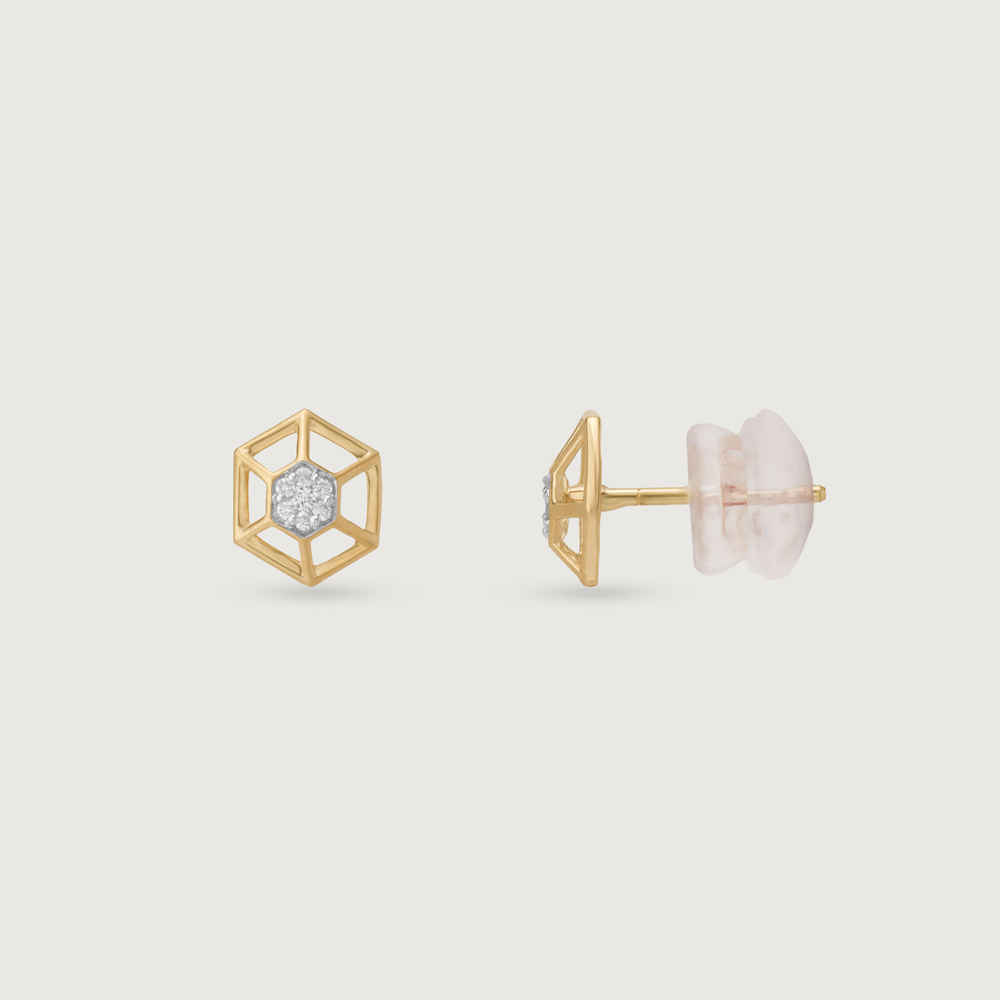 Hive Spark Diamond Stud Earrings,,hi-res image number null