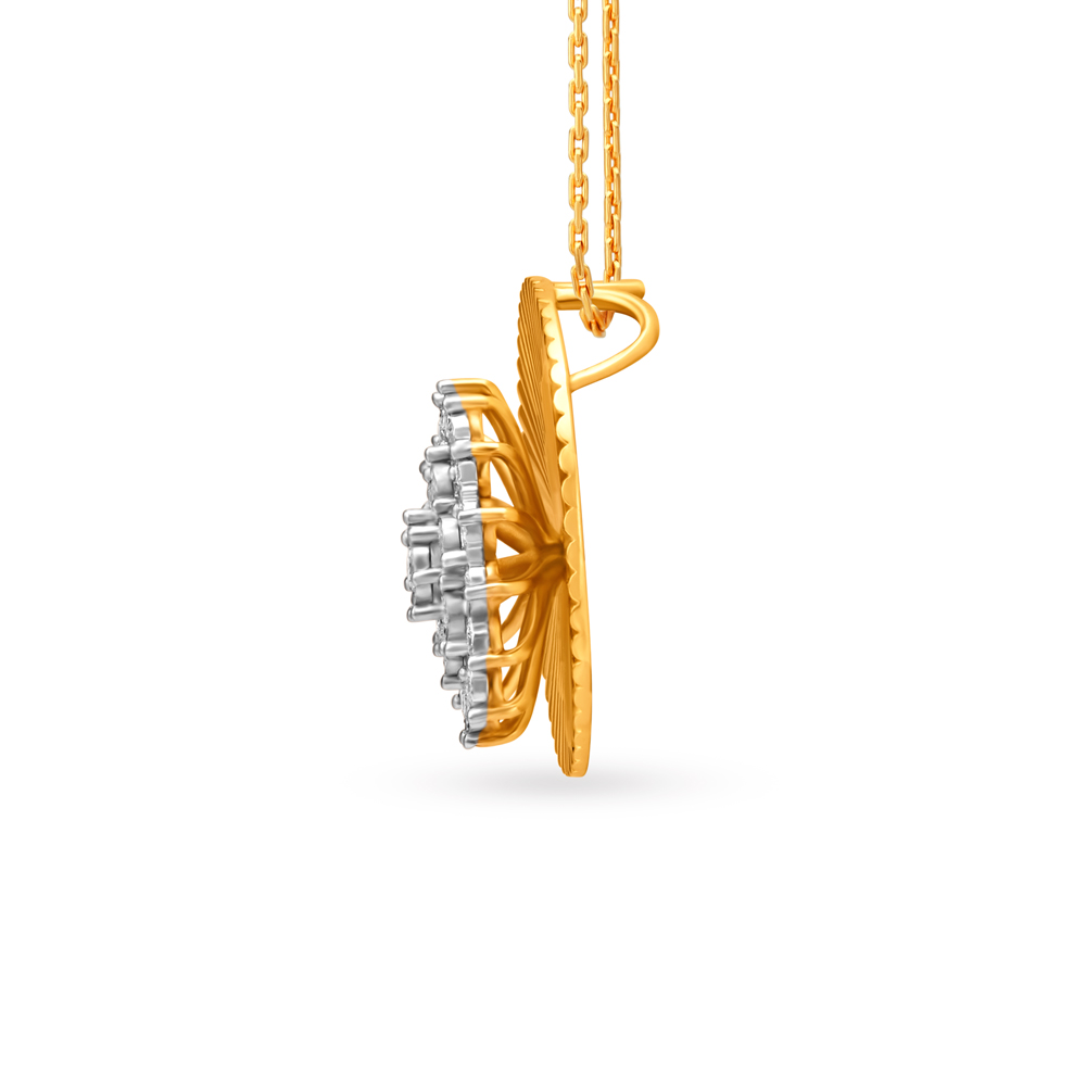 Flowery Ridge Diamond Pendant,,hi-res image number null