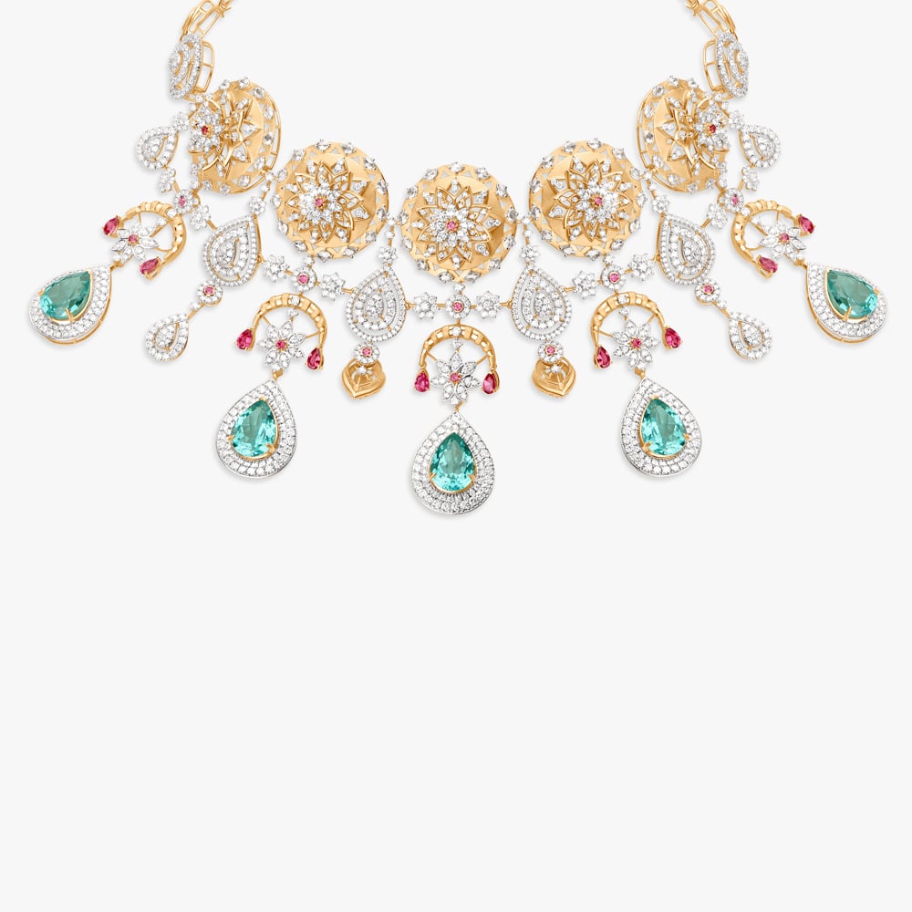 Regal Diamond and Gold Necklace,,hi-res image number null