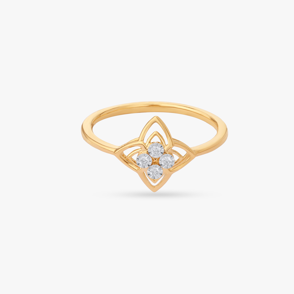 

Delicate Bloom Diamond Ring