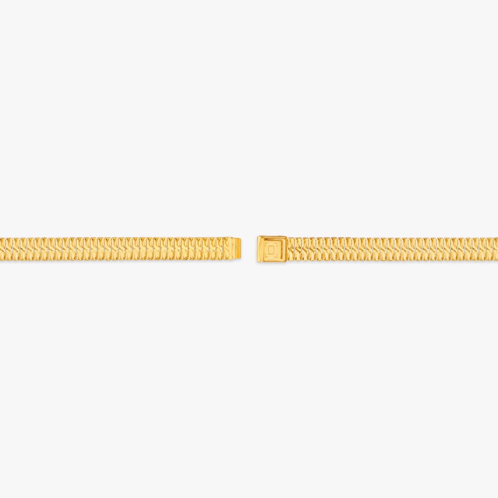 Regal Grid Gold Bracelet for Men,,hi-res image number null