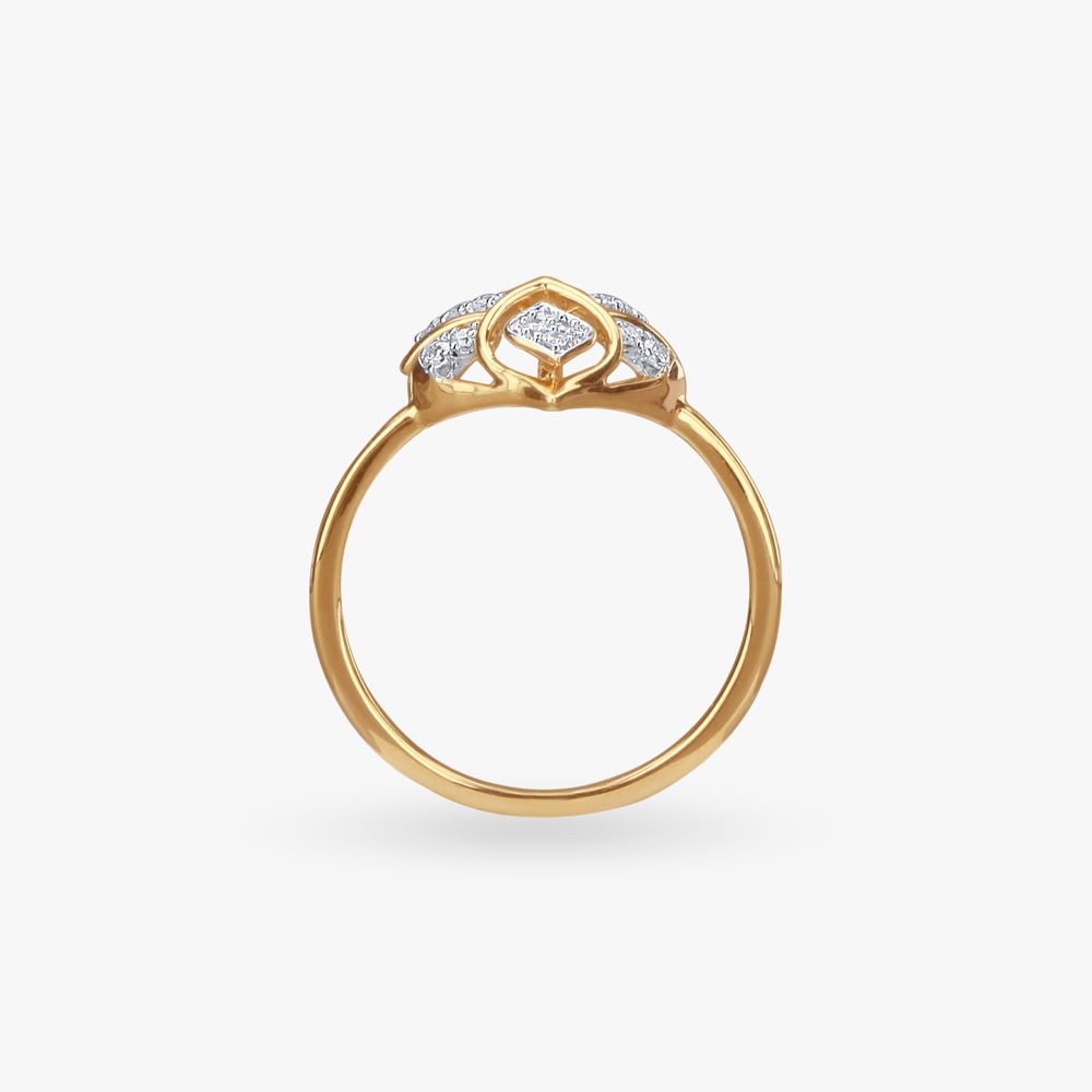 Luminary Rays Diamond Finger Ring,,hi-res image number null