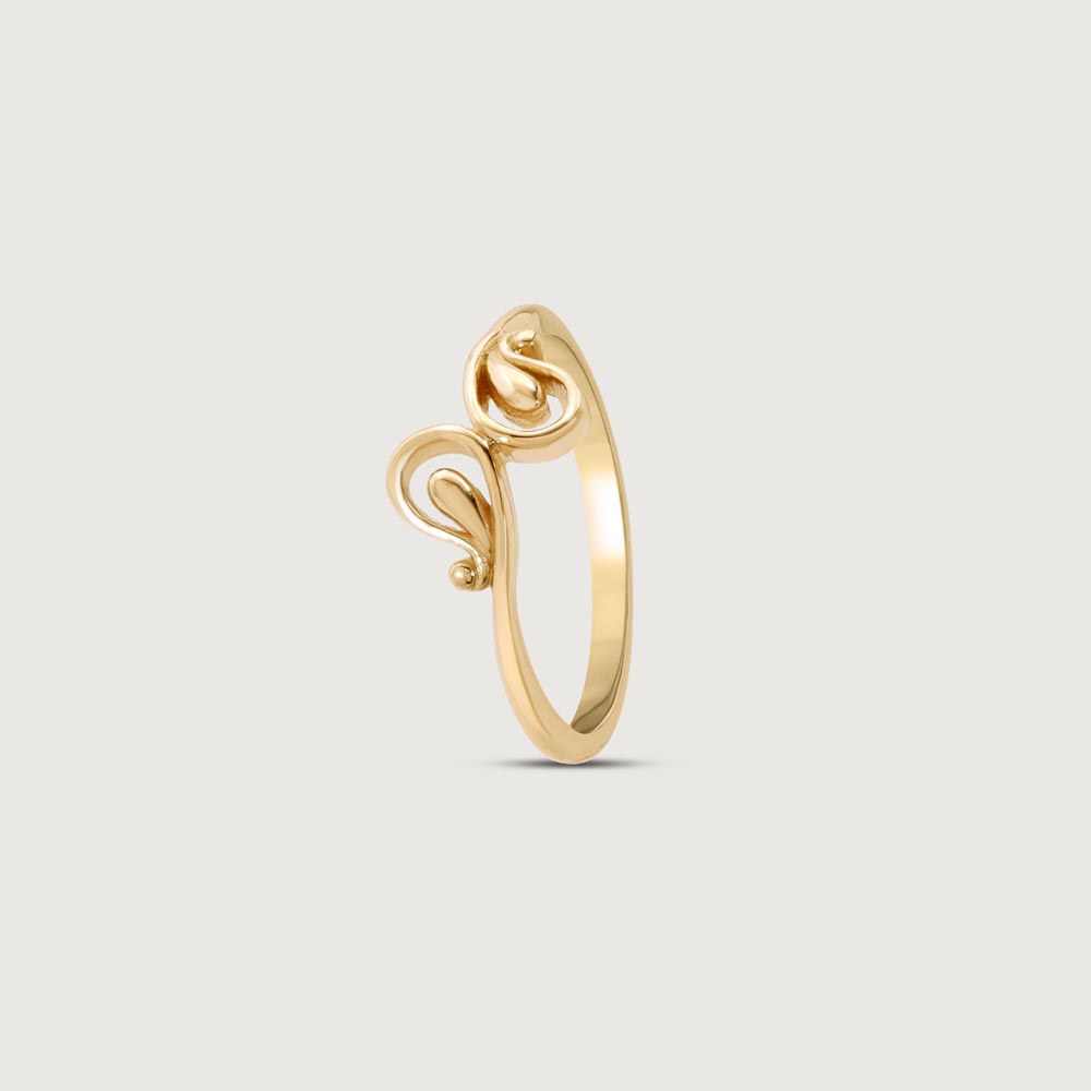 Twisty Charm Gold Ring,,hi-res image number null