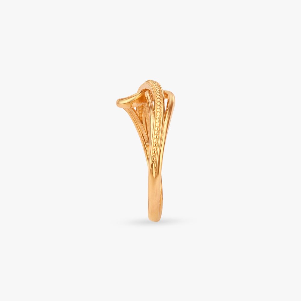 Infinity Flow Gold Ring,,hi-res image number null