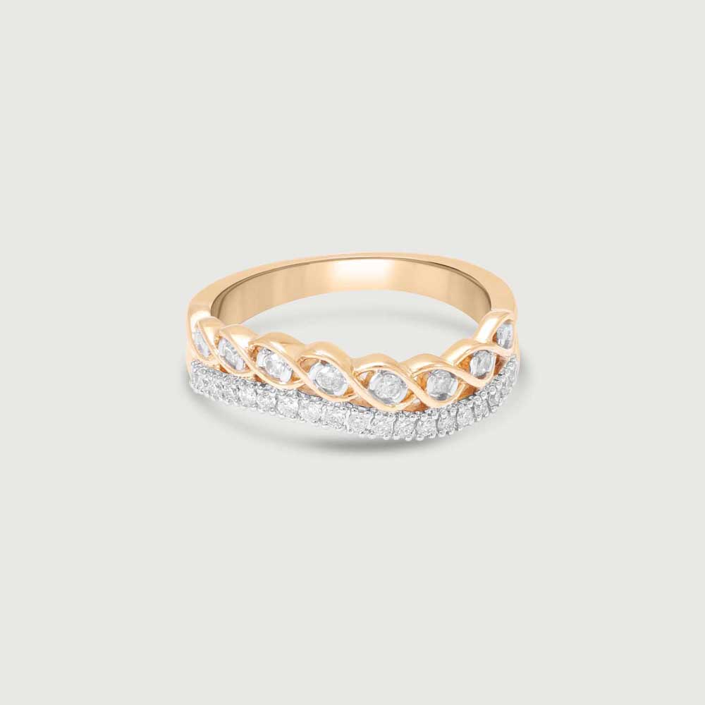 Braided Shine Diamond Ring,,hi-res image number null