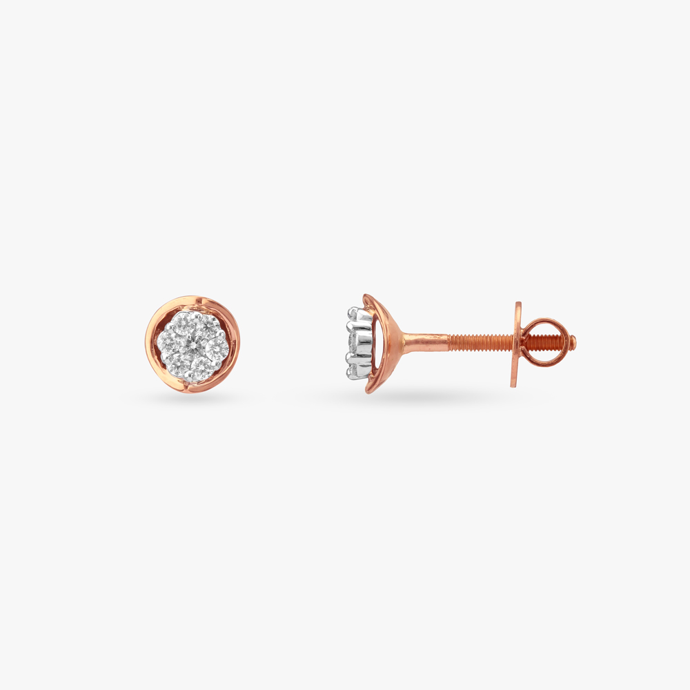 Twilight Glow Diamond Stud Earrings,,hi-res image number null