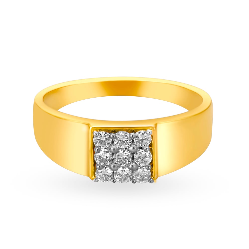 Sophisticated Diamond Ring For Men,,hi-res image number null