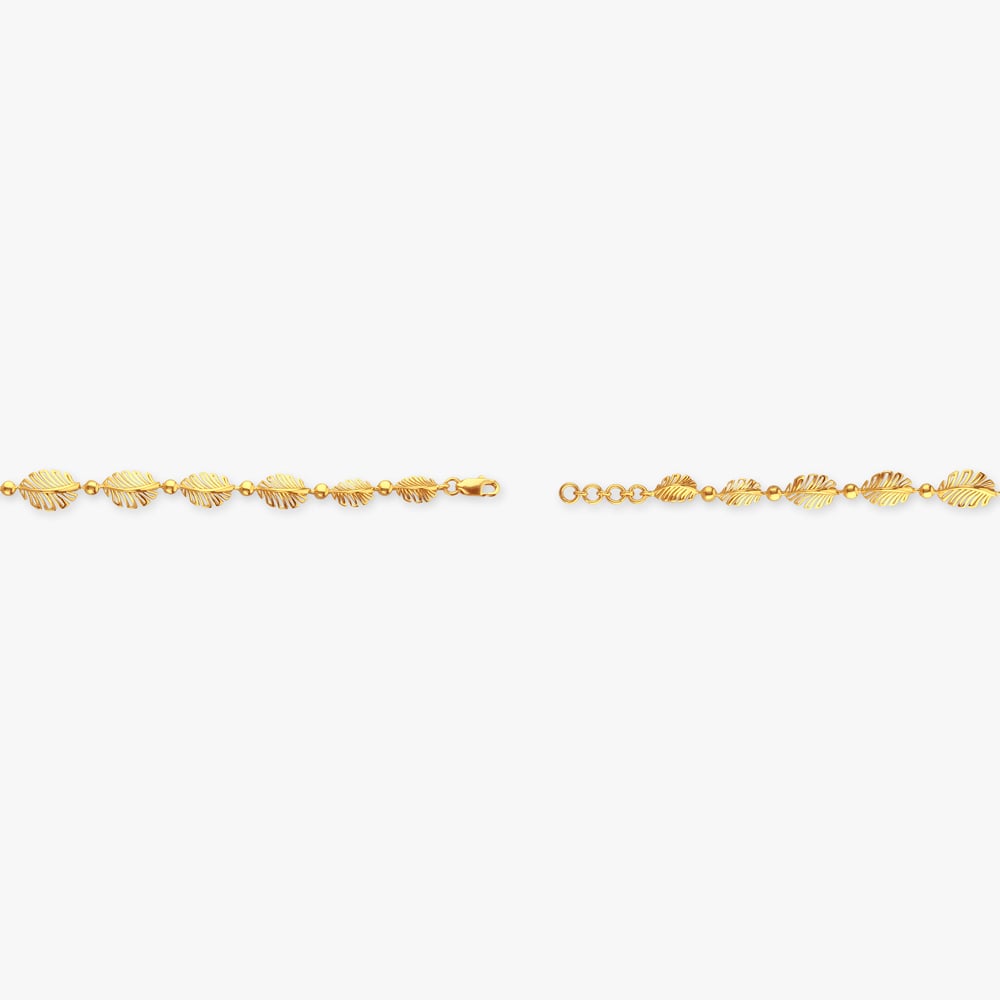 Leafy Trails Gold Bracelet,,hi-res image number null