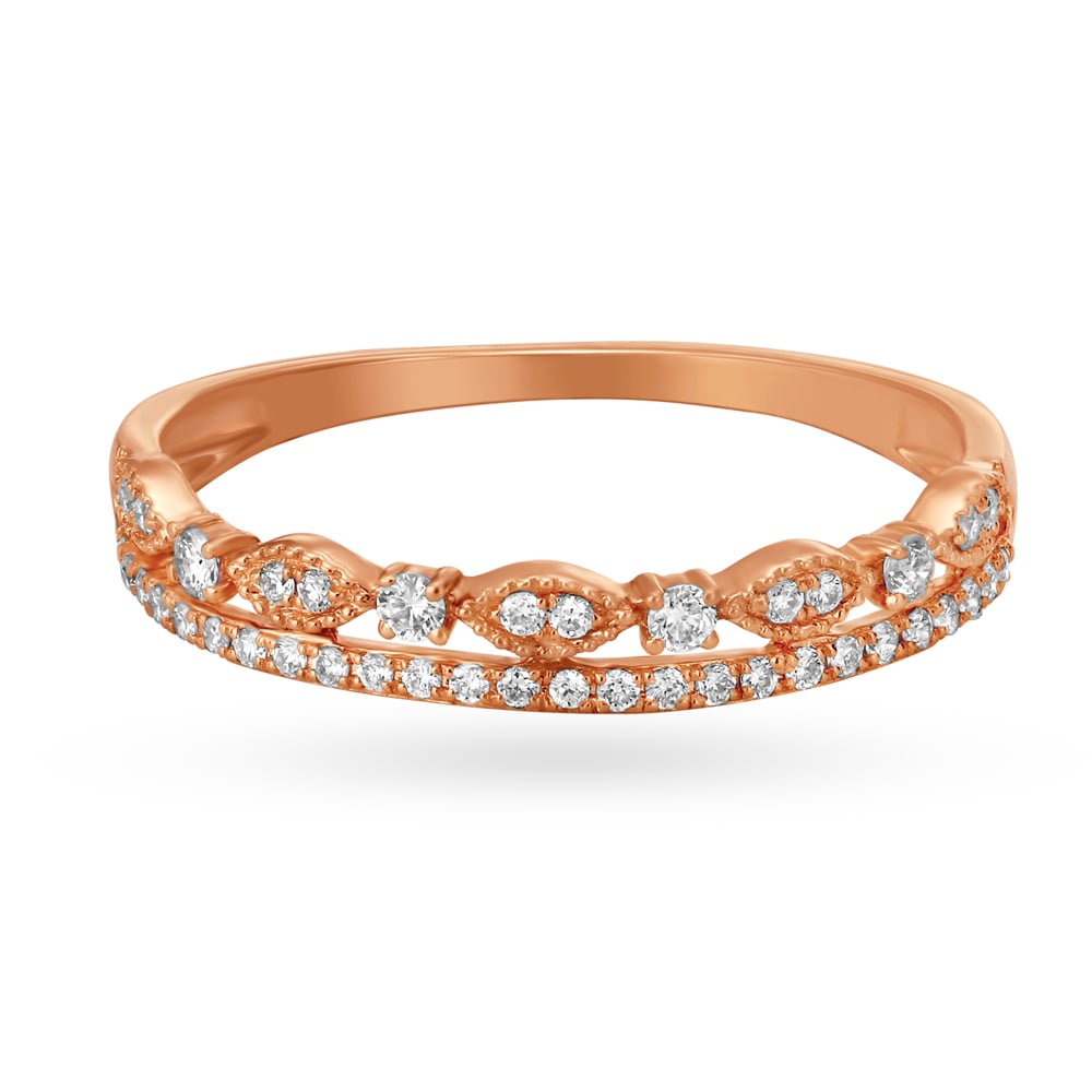 Sleek And Glamorous Diamond Finger Ring,,hi-res image number null