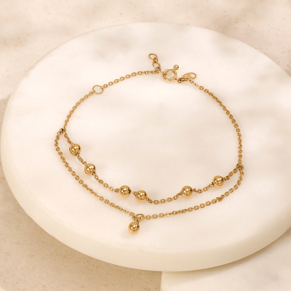 Delicate Rhythm Gold Bracelet,,hi-res image number null