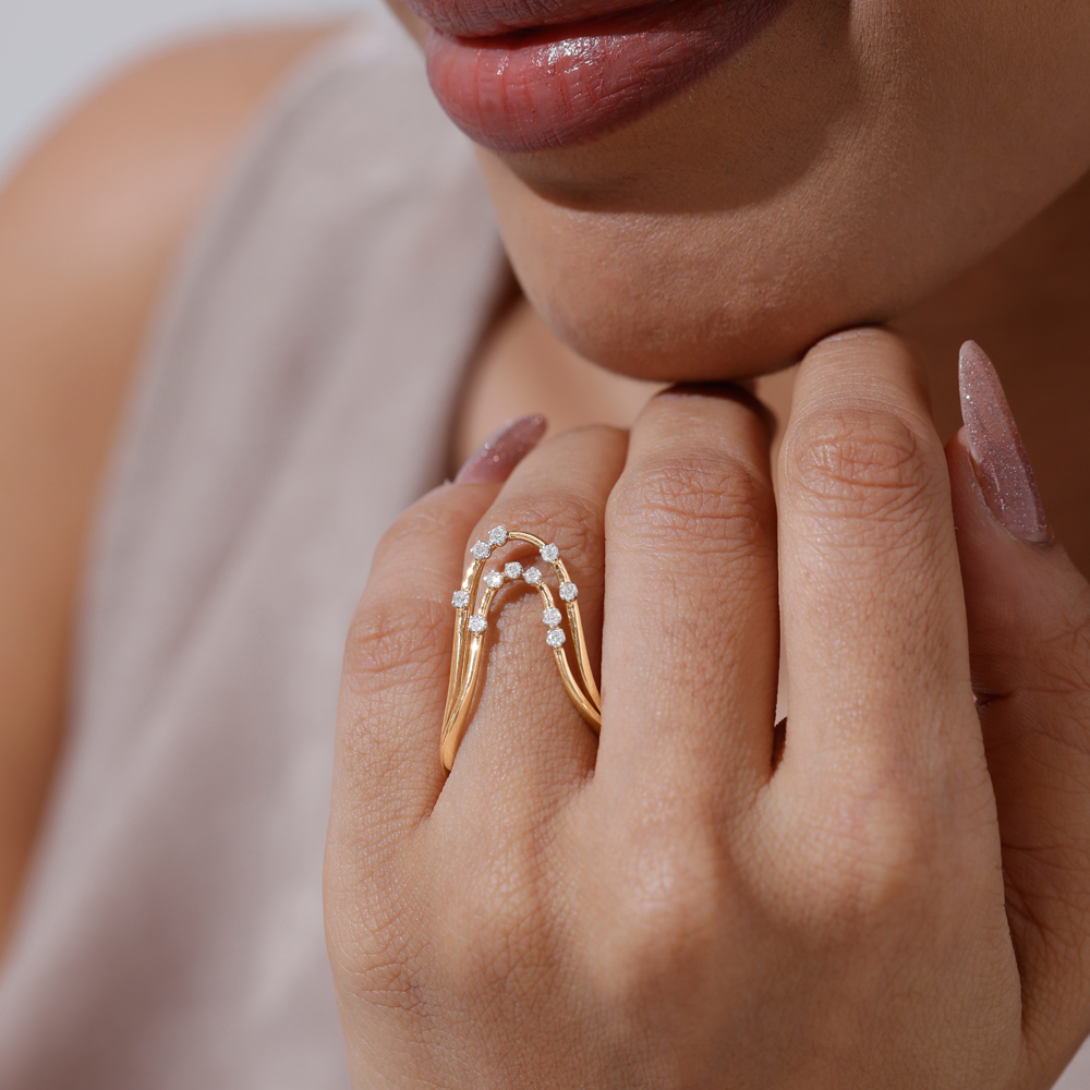 Serene Drift Diamond Ring,,hi-res image number null